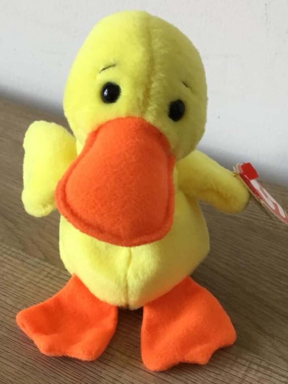 TY 1993 Beanie Origiinal Babies Collection Quackers the Duck DOB 4/19/1994 NWT